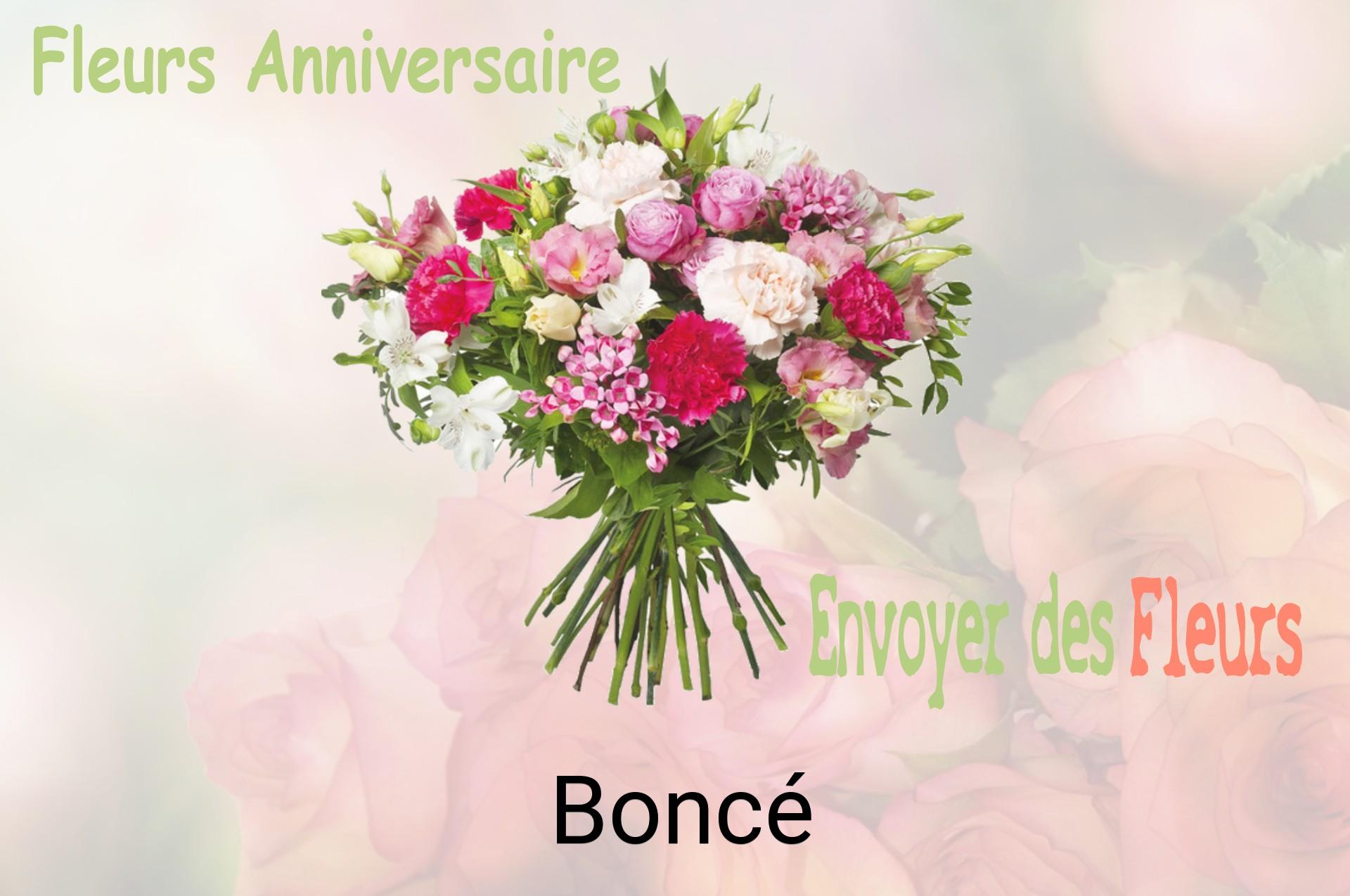 Bouquet de fleurs d’anniversaire livré à Boncé